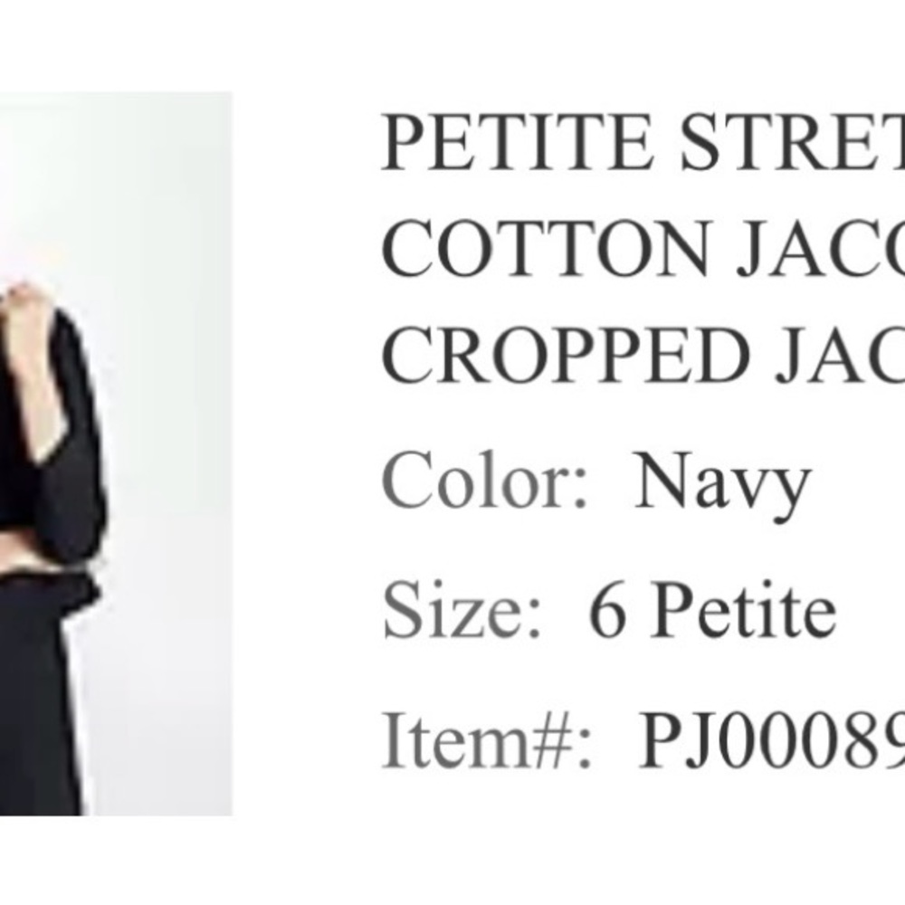 Brooks Brothers cropped blazer NWOT - Picture 9 of 9